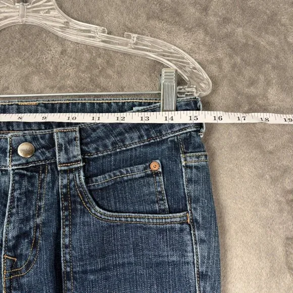 Levi’s Premium Riley Straight Jeans Women’s 29 Blue Mid Rise Minimalist Y2K - Picture 6 of 10